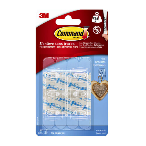 Command Bevestigingsstrip Command 6 mini haken