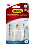 Command Crochet plastique Command ovale