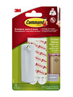 Command Bande adhésive Command blanc pour crochet dent de scie