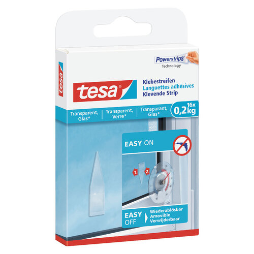 Tesa Dubbelzijdige powerstrip Tesa transparant 0.2kg