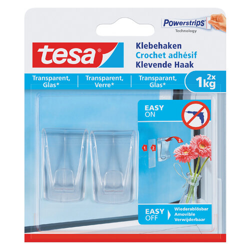 Tesa Klevende haak Tesa transparant 1kg