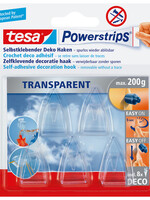 Tesa Powerstrips Tesa 58900 deco haken transparant 5 stuks