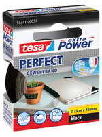 Tesa Toile adhésive Tesa 19mmx2,75m noir