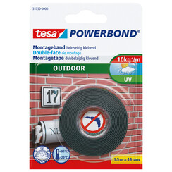 Ruban de montage Tesa 55750 Powerbond Outdoor 19mmx1,5m