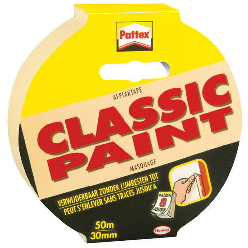 Pattex Afplaktape Pattex Classic 30mmx50m creme