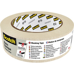 Afplaktape Scotch Basic 36mmx50m beige