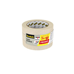 Afplaktape Scotch Basic 24mmx50m beige