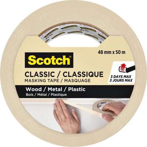 Scotch Afplaktape Scotch Classic 48mmx50m beige