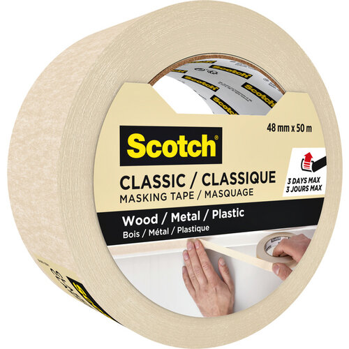 Scotch Afplaktape Scotch Classic 48mmx50m beige