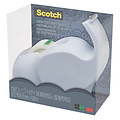 Scotch Plakbandhouder Scotch C43 olifant wit + 1rol magic tape 19mmx8.89m