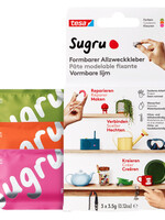 Tesa Kneedbare lijm Sugru Tesa 41234 3 pak roze oranje groen