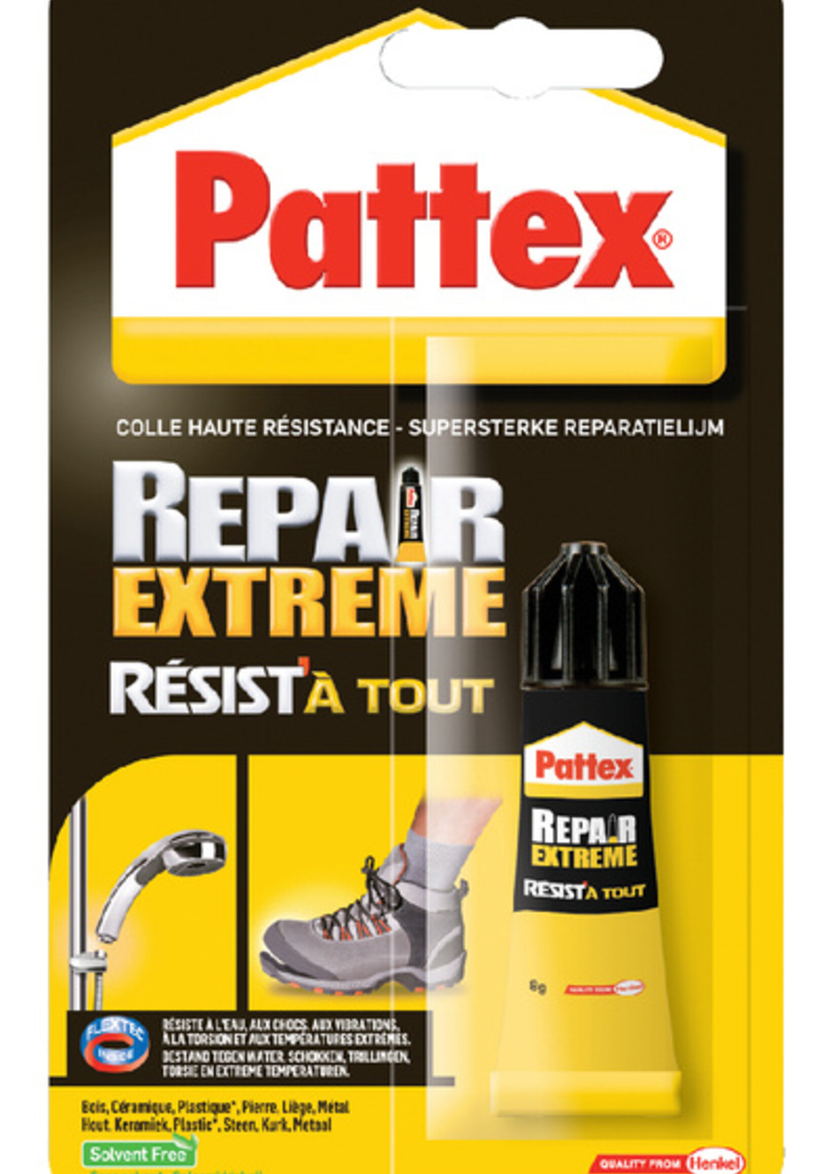 Pattex Colle tout Pattex Repair Extreme tube 8g sous blister