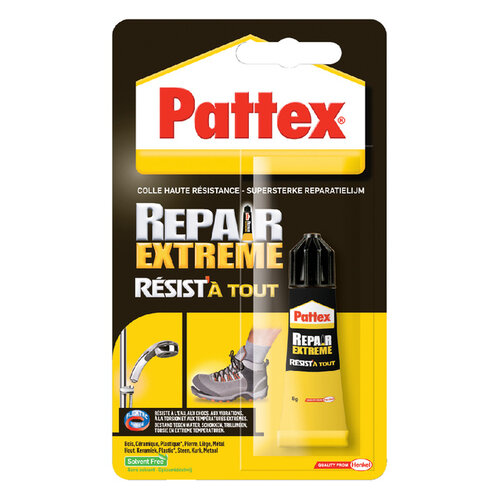 Pattex Alleslijm Pattex Repair Extreme tube 8gram op blister