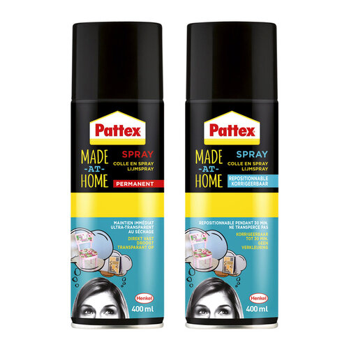 Pattex Lijm Pattex hobby spuitbus non-permanent 400ml