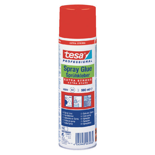 Tesa Lijm Tesa spray permanent extra strong 500ml