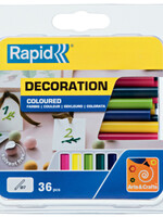 Rapid Lijmpatroon Rapid 7mm 5 kleuren assorti