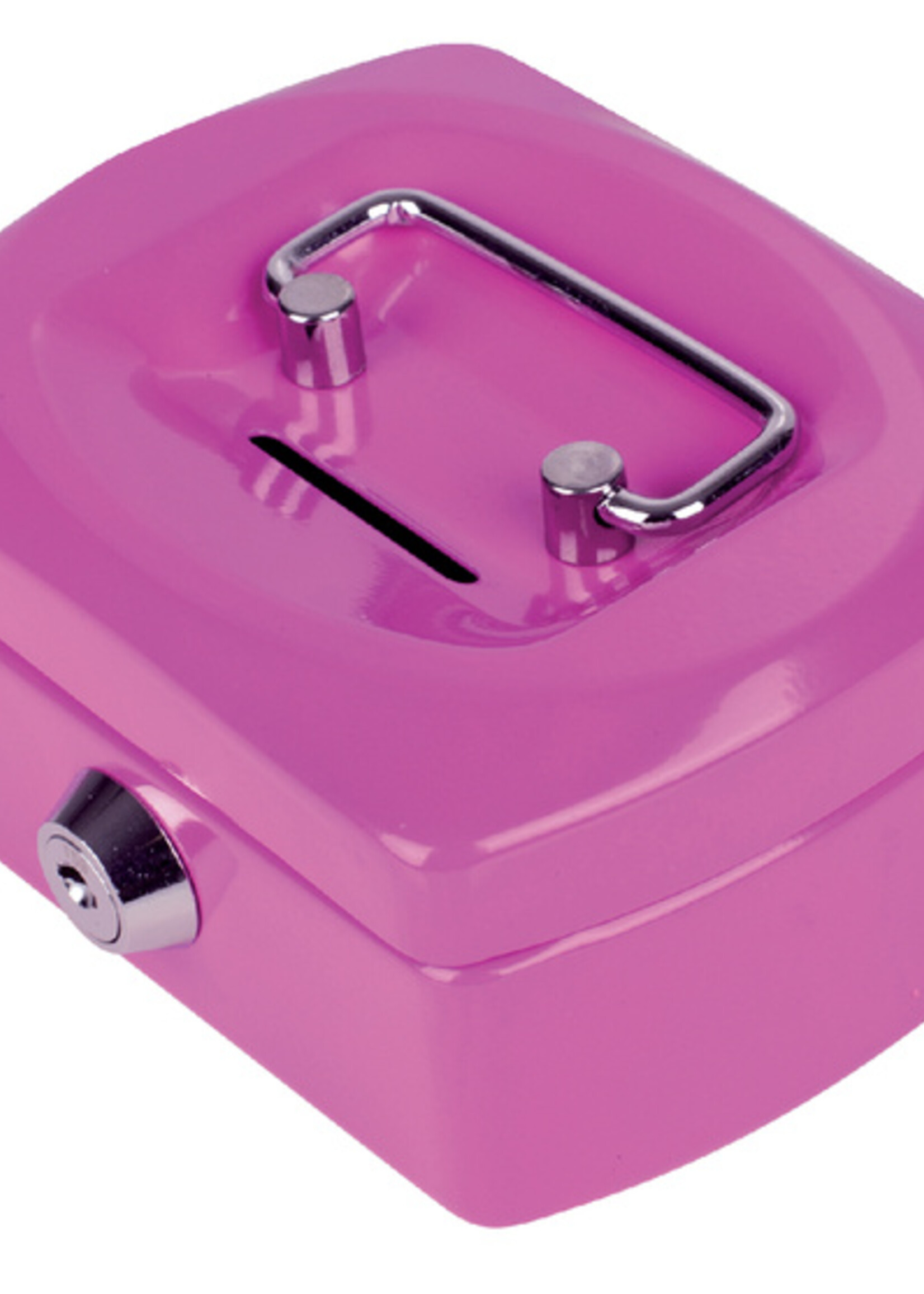 Pavo Coffret caisse Pavo avec fente 125x95x60mm rose