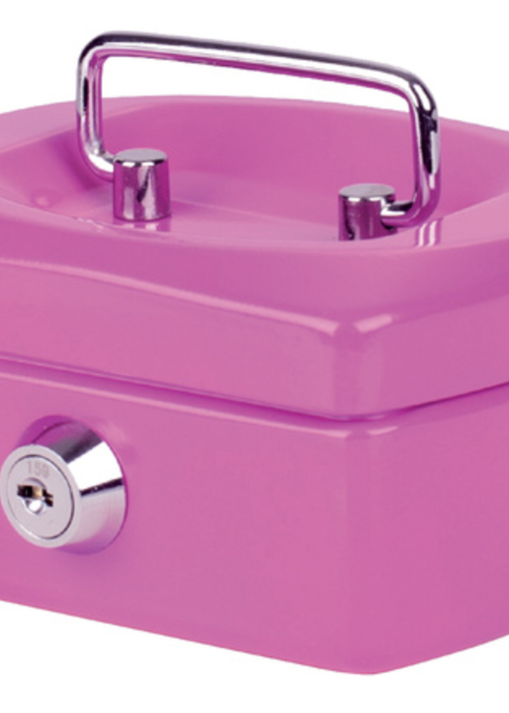 Pavo Coffret caisse Pavo avec fente 125x95x60mm rose