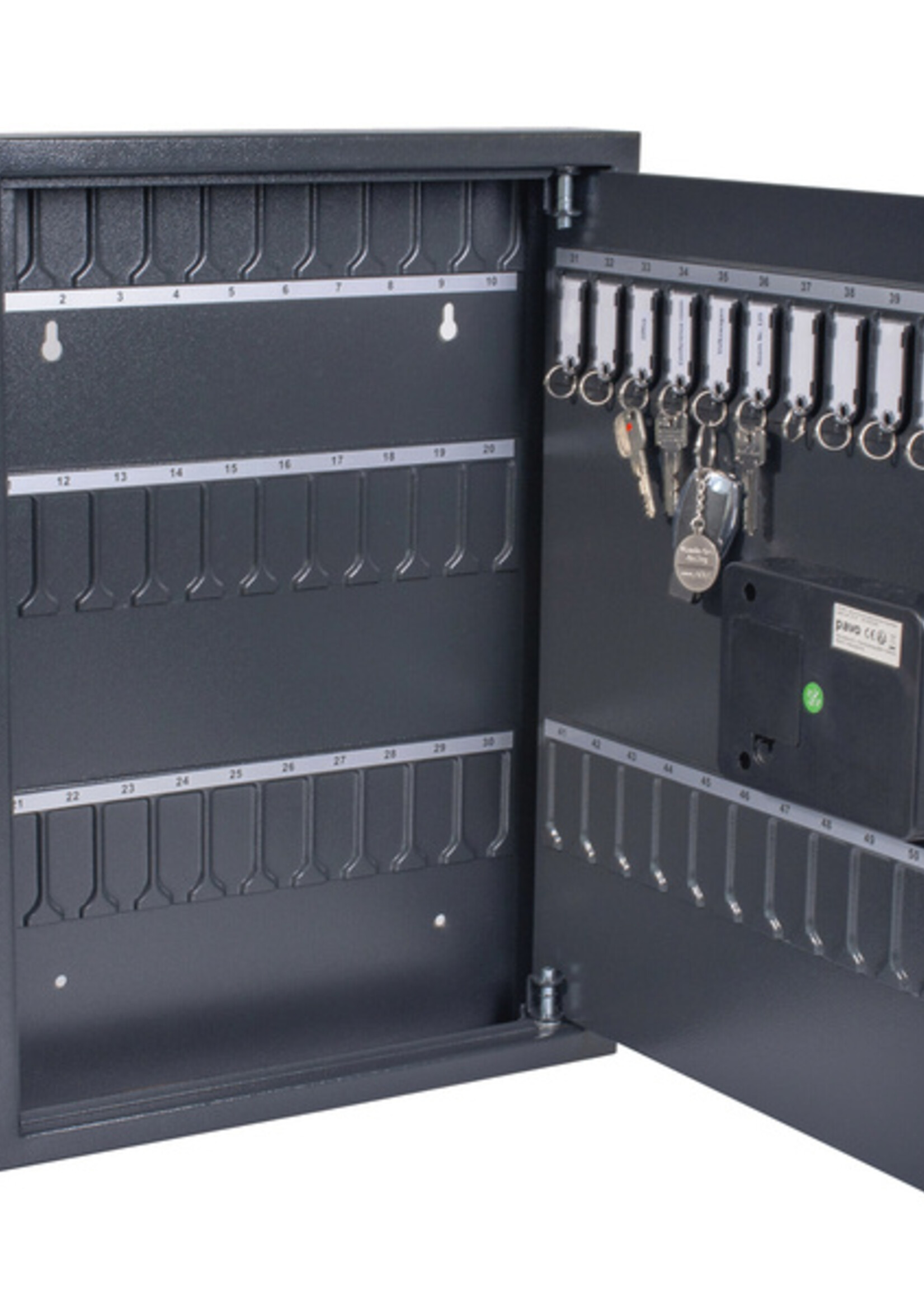 Pavo Armoire à clés Pavo High Security magnétique 50 crochets 575x450x77mm