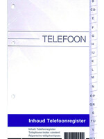 Kangaro Telefoonalbum Kangaro navulling A-Z 200x100mm 4-rings