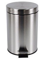 Afvalbak BRASQ pedaalemmer 20 liter RVS