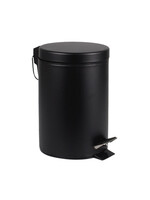 Afvalbak BRASQ pedaalemmer 3 liter zwart