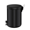 Vepa Bins Poubelle à pédale Vepa Bins 5L noir