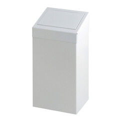 Poubelle à clapet Vepa bins 50L métal blanc