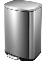 EKO Afvalbak EKO Della pedaalemmer 50 liter RVS