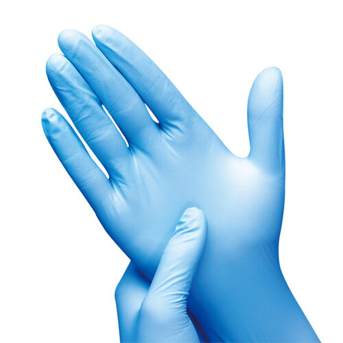 Hynex Handschoen Hynex L nitril 100 stuks blauw