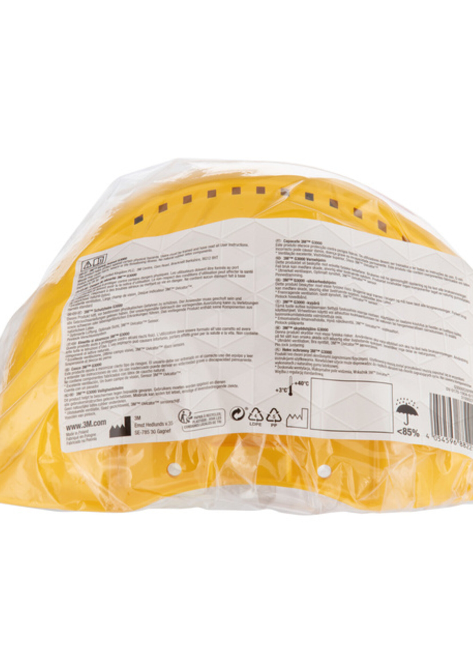 3M Veiligheidshelm 3M 53-62cm met pinverstelling geel