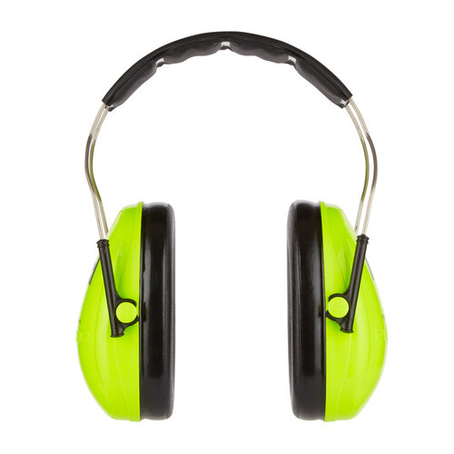 3M Casque anti bruit 3M Peltor pour enfant réduction bruit max 27dB vert néon