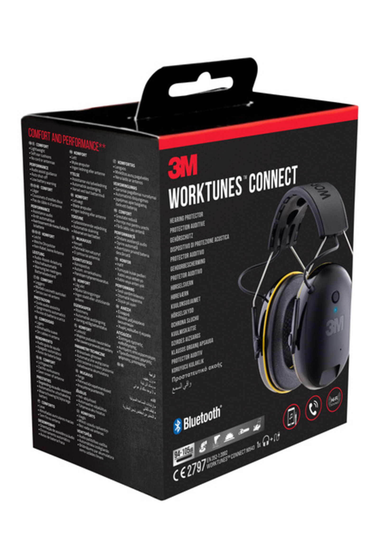3M Casque 3M Worktunes réduction bruit max 31dB Bluetooth tec