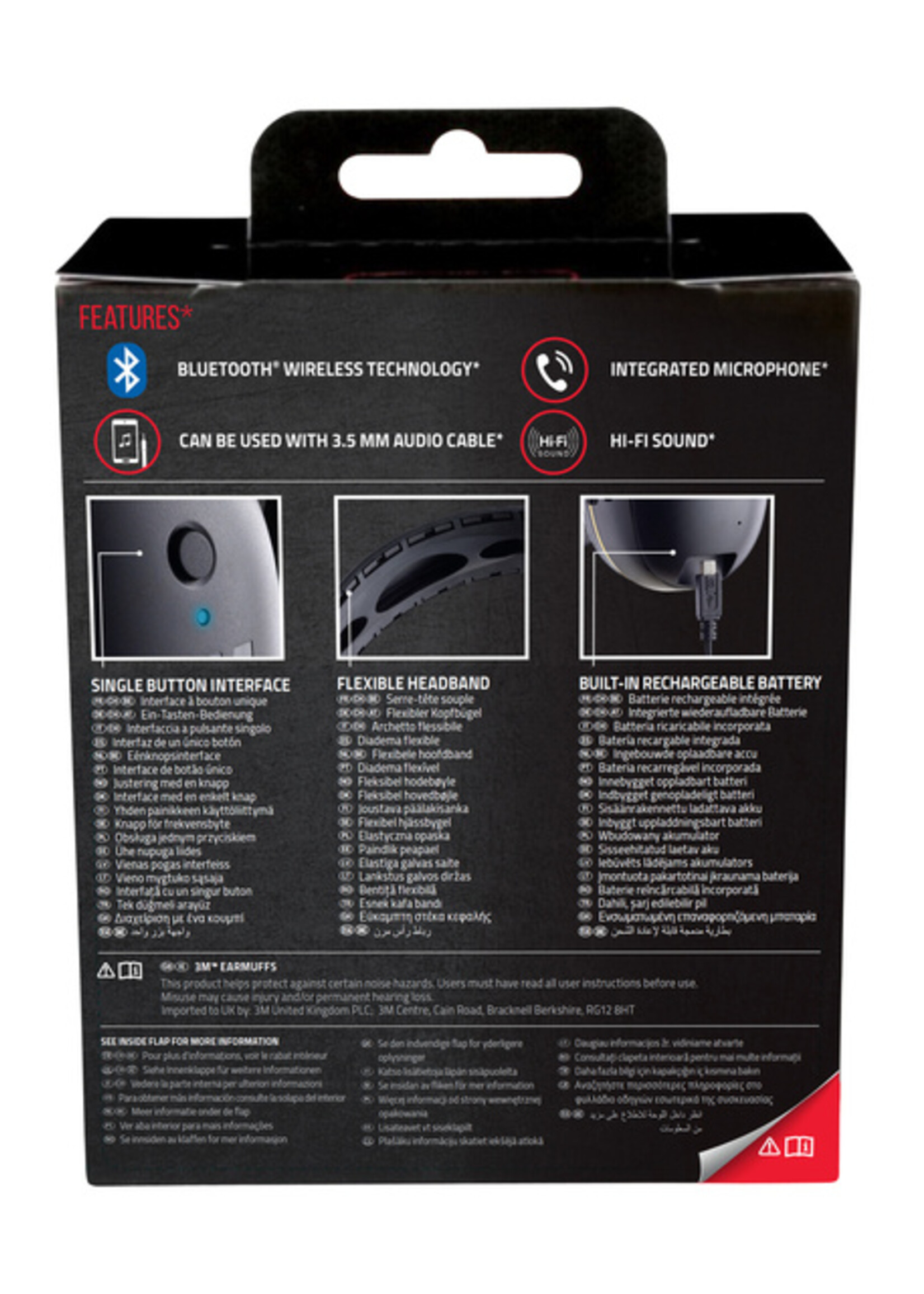 3M Casque 3M Worktunes réduction bruit max 31dB Bluetooth tec