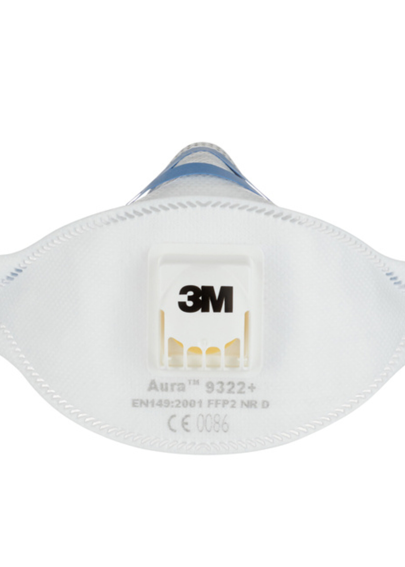 3M Stofmasker 3M Aura voor schuren 9322+ FFP2 met ventiel 5 stuks