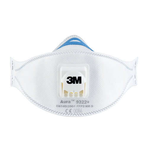 3M Masque de protection 3M Aura ponçage 9322 FFP2 avec valve 2 pièces