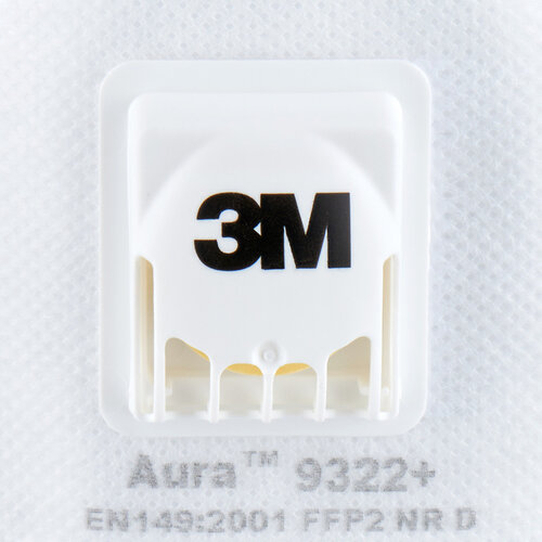 3M Masque de protection 3M Aura ponçage 9322 FFP2 avec valve 2 pièces