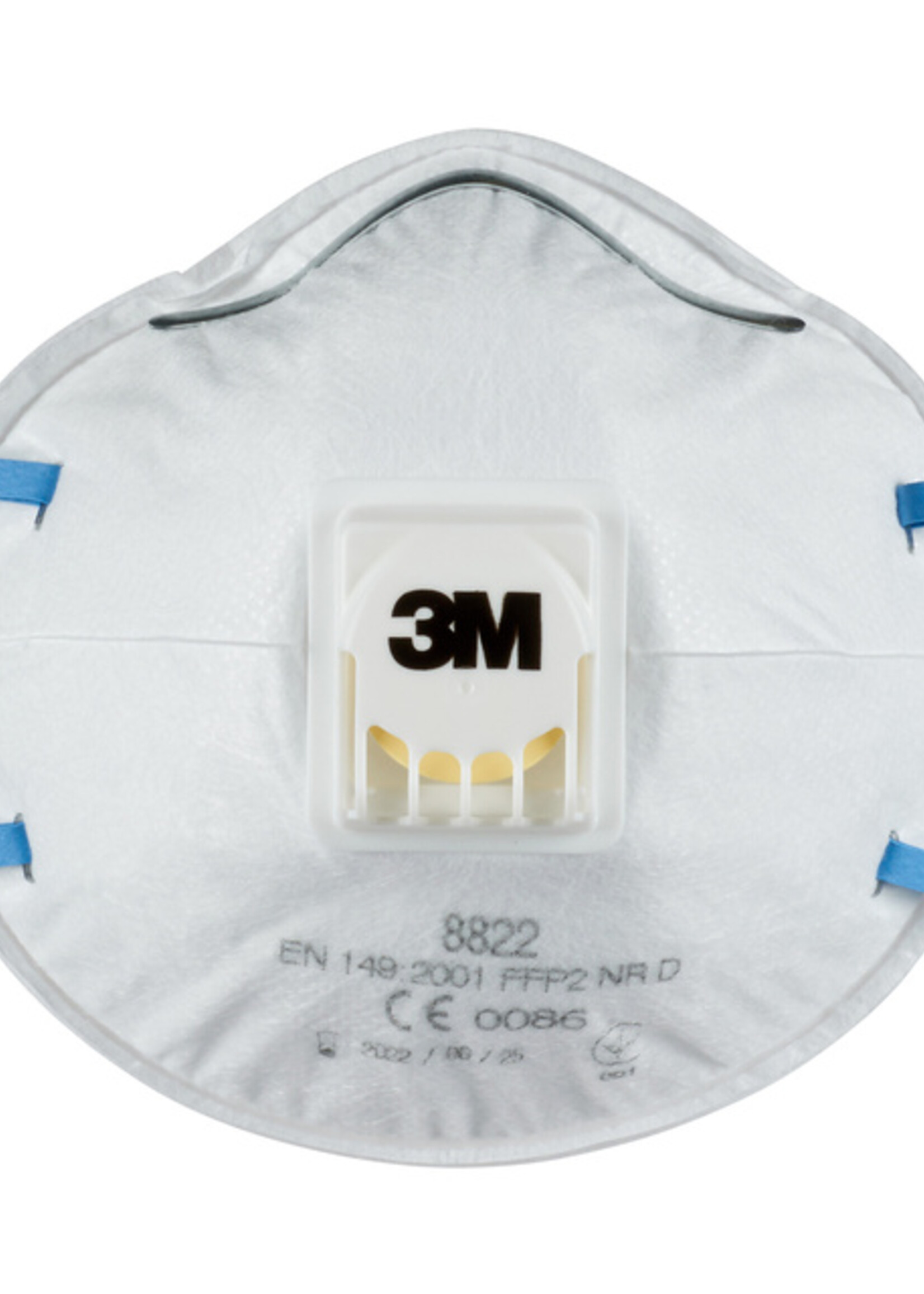 3M Masque de protection 3M ponçage 8822 FFP2 avec soupape 5 pièces