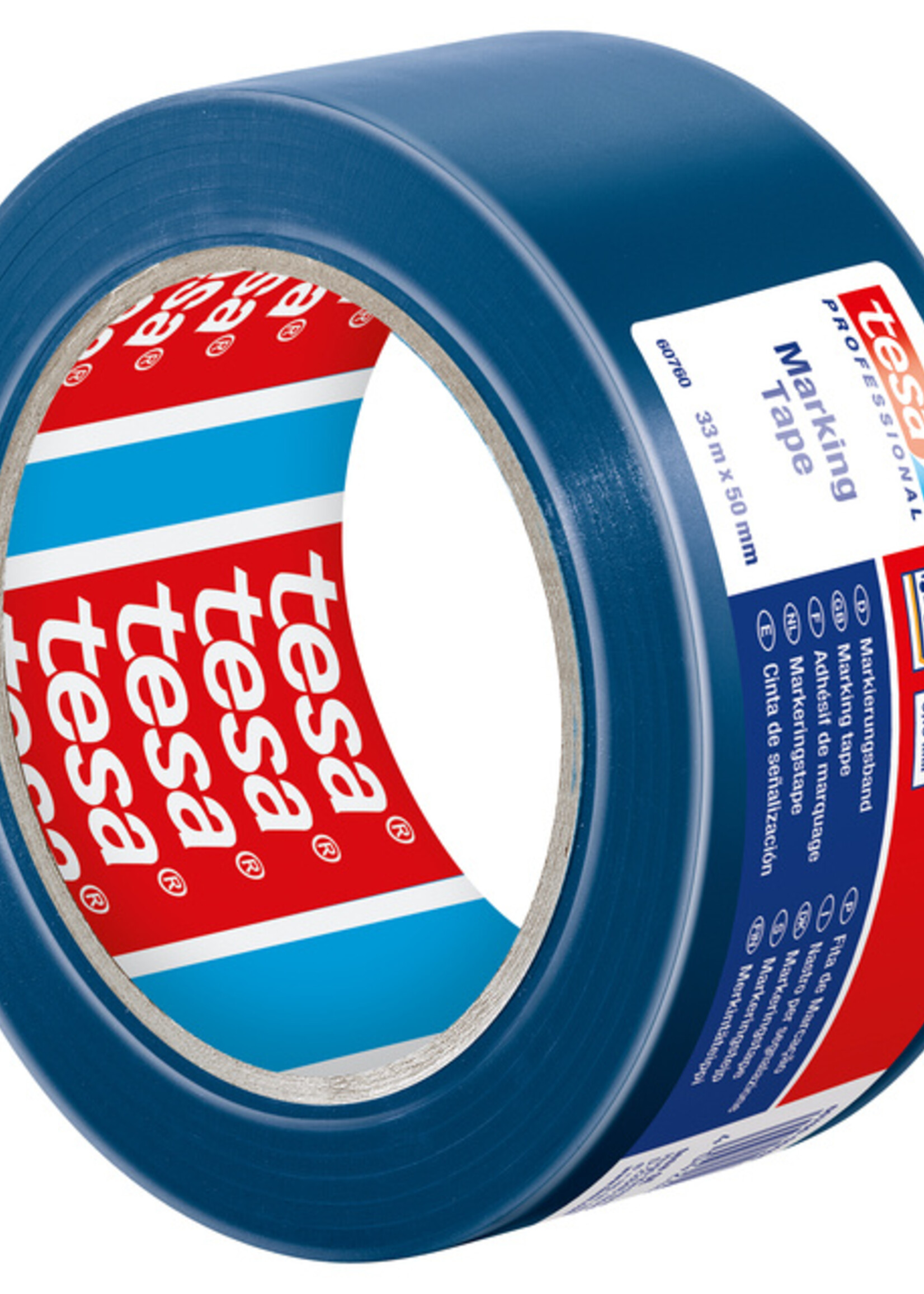 Tesa Markeringstape Tesa 60760 PVC 50mmx33m blauw