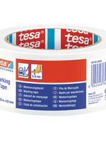 Tesa Ruban de marquage Tesa 60760 PVC 50mmx33m blanc