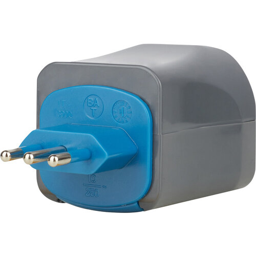 brennenstuhl Adaptateur de voyage Brennenstuhl mondial 150 pays avec terre noir