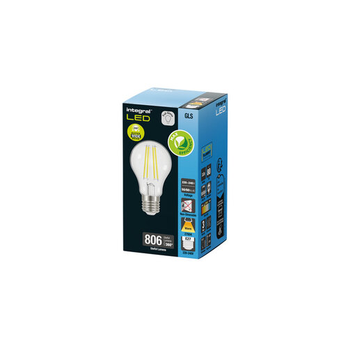 Integral Lampe LED Integral E27 3,8W 2700K Blanc chaud 806 lumen