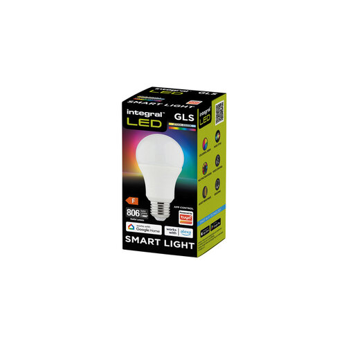 Integral Ledlamp Integral E27 2700-6500K Smart RGBW 8.5W 806lumen