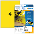 HERMA Etiket HERMA 8032 105x148mm weerbestendig geel 100stuks