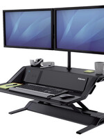 Fellowes Zit-Sta werkplek Fellowes Lotus DX zwart