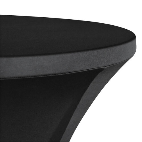 Housse BRASQ pour table haute 80cm noir