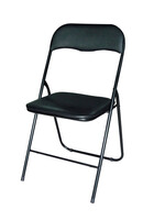 Chaise pliante BRASQ FC100 noir