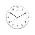 MAUL Horloge MAULsprint RC Ø30x5cm plastique blanc/blanc