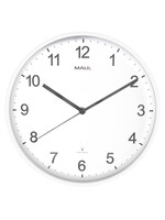 MAUL Horloge MAULsprint RC Ø30x5cm plastique blanc/blanc