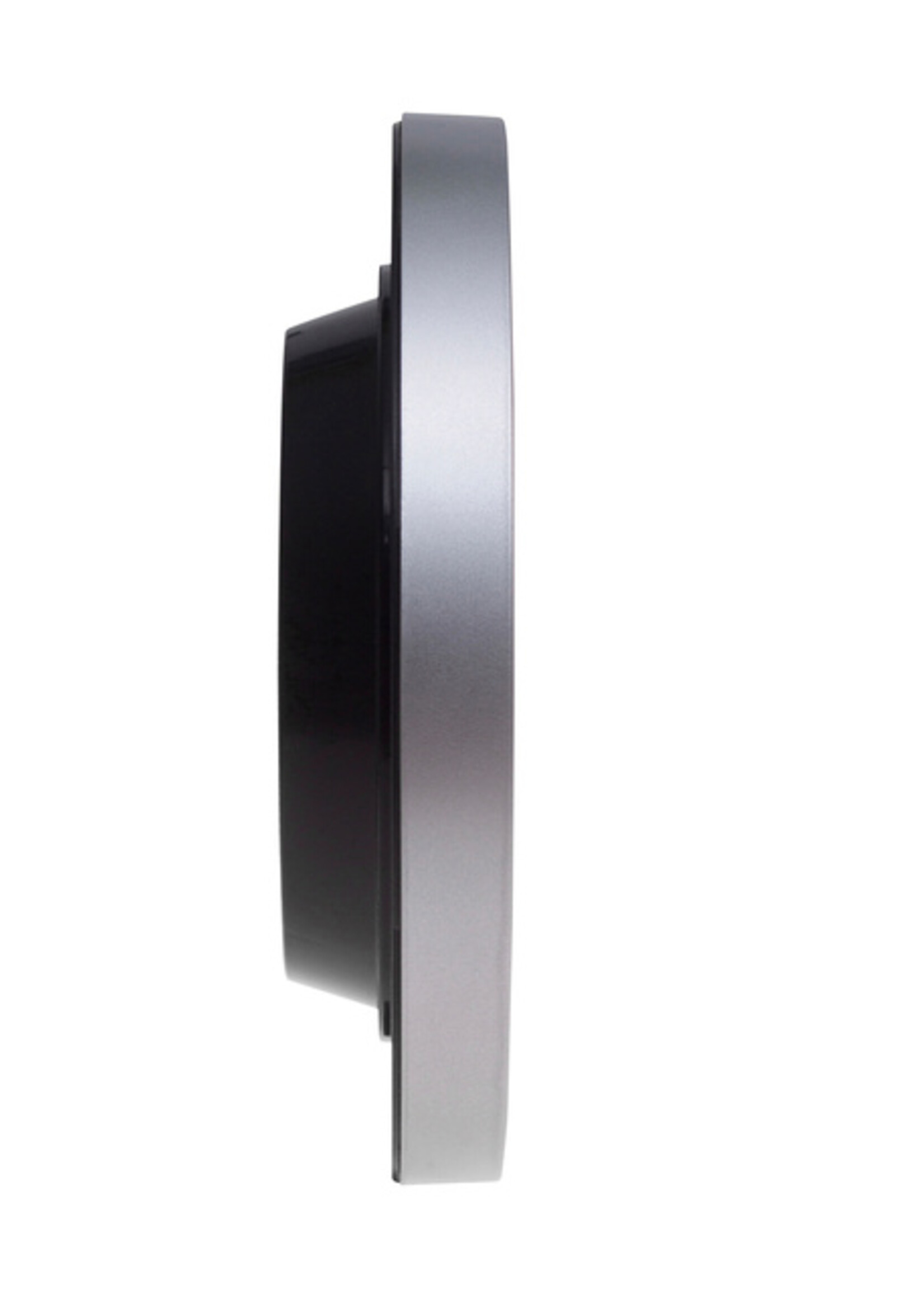 MAUL Wandklok MAUL Run RC Ø25x5cm kunststof zilver/wit